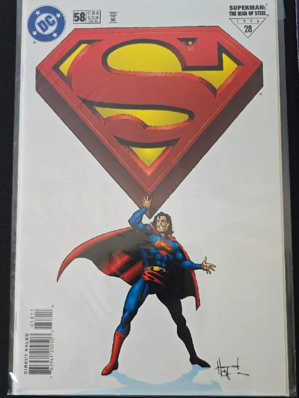 Superman: Man Of Steel Comic Book Set Of 4